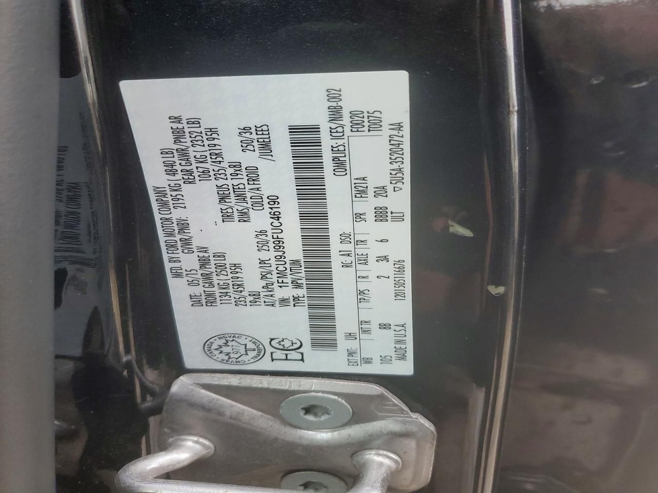 2015 Ford Escape Titanium