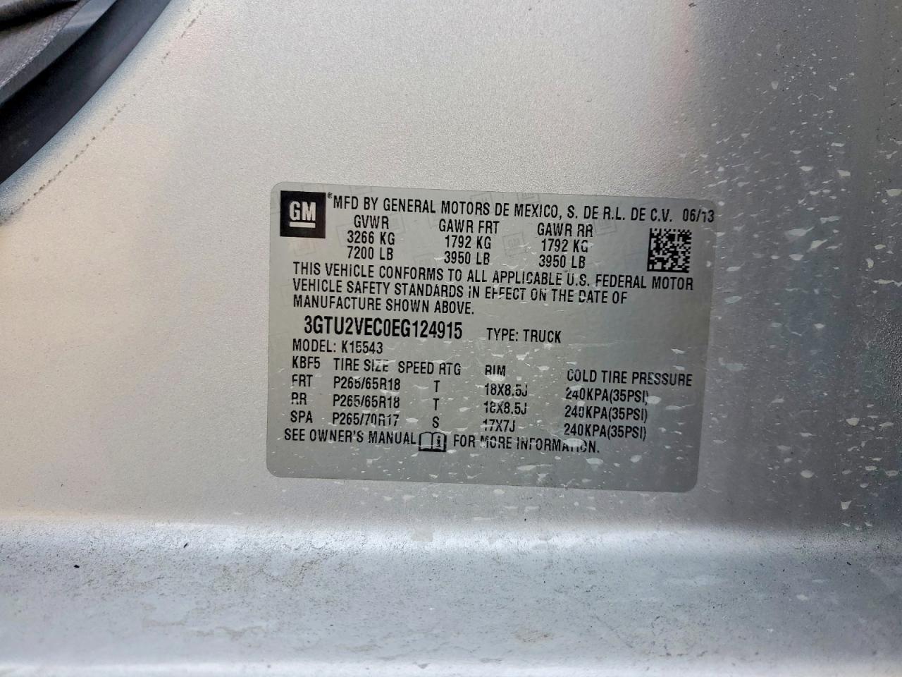 2014 GMC Sierra K1500 slt