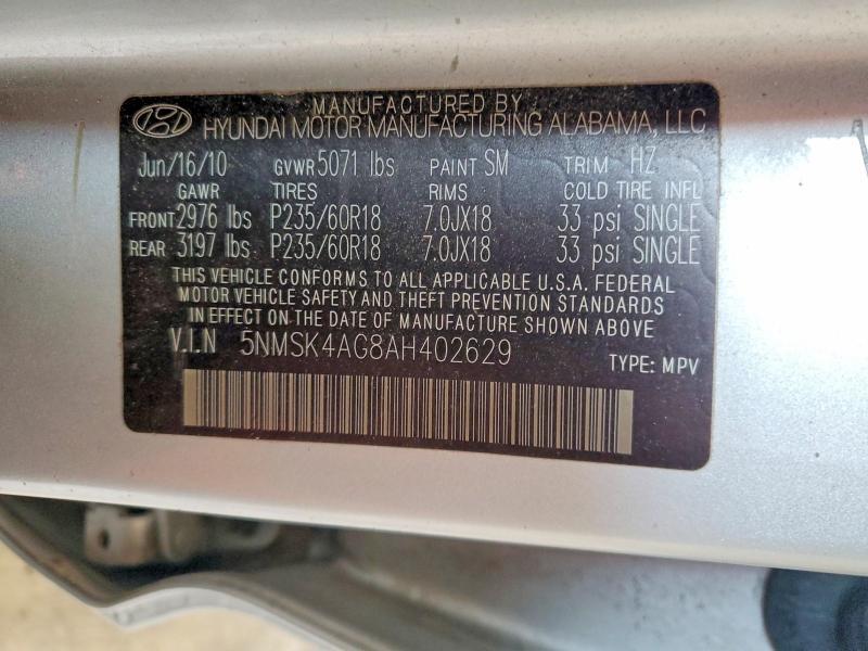 2010 Hyundai Santa fe Limited