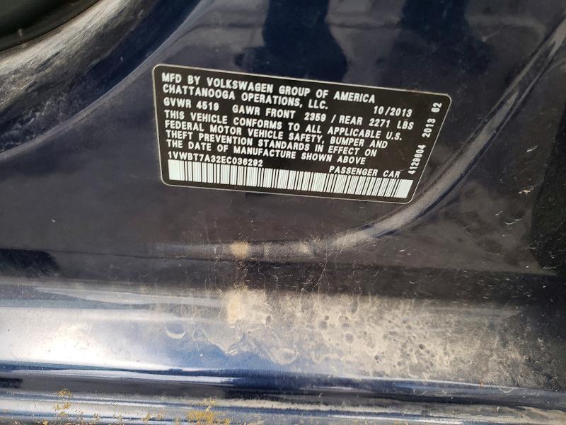 2014 Volkswagen Passat se