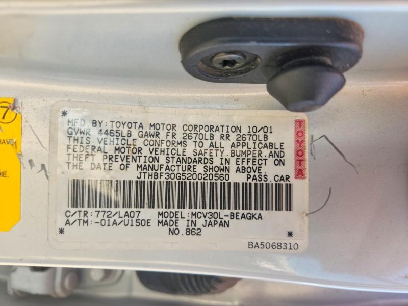 2002 Lexus Es 300 Base