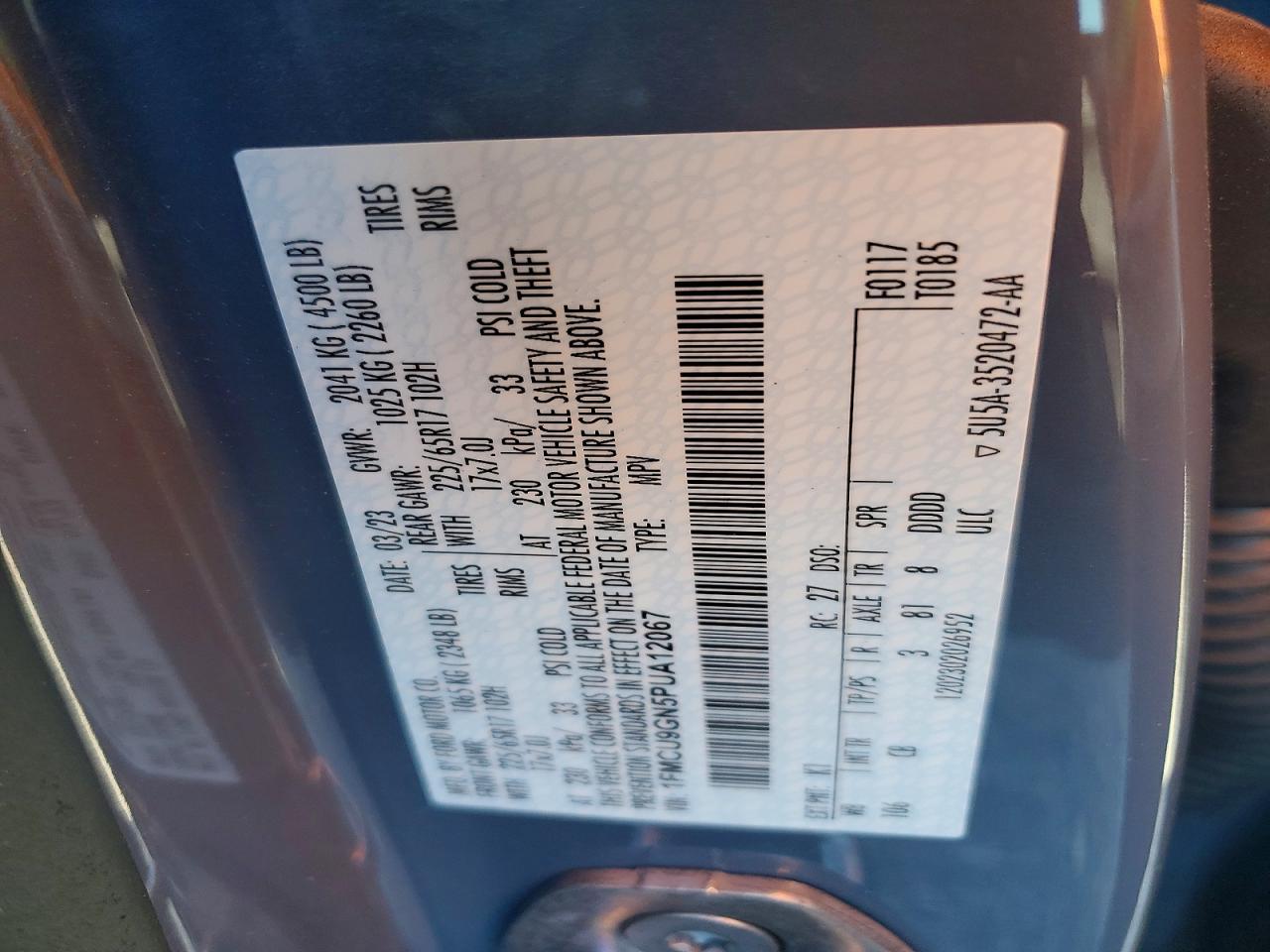 2023 Ford Escape Active