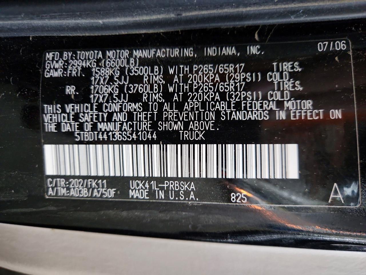2006 Toyota Tundra SR5
