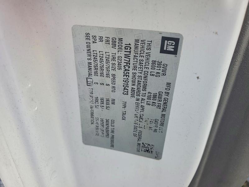 2014 GMC Savana 2500 Cargo Utility / Service van