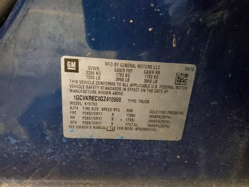 2016 Chevrolet Silverado K1500 LT