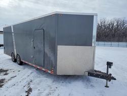 Salvage trucks for sale at Avon, MN auction: 2025 Legend 8.5X29TM3VTA60 Enclosed Cargo Trailer