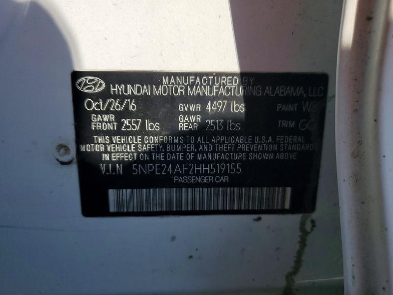 2017 Hyundai Sonata se