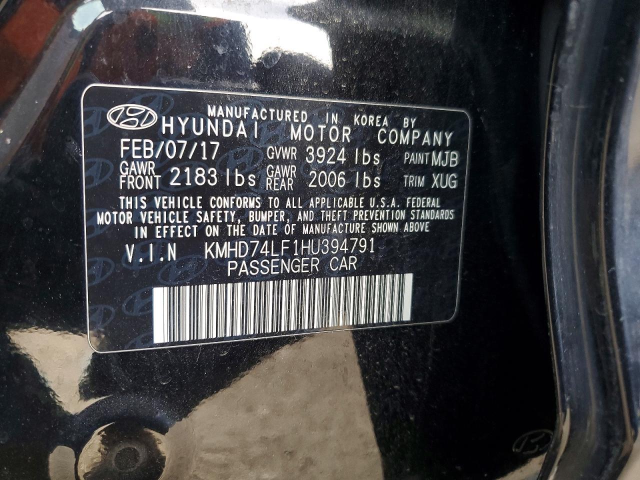 2017 Hyundai Elantra se