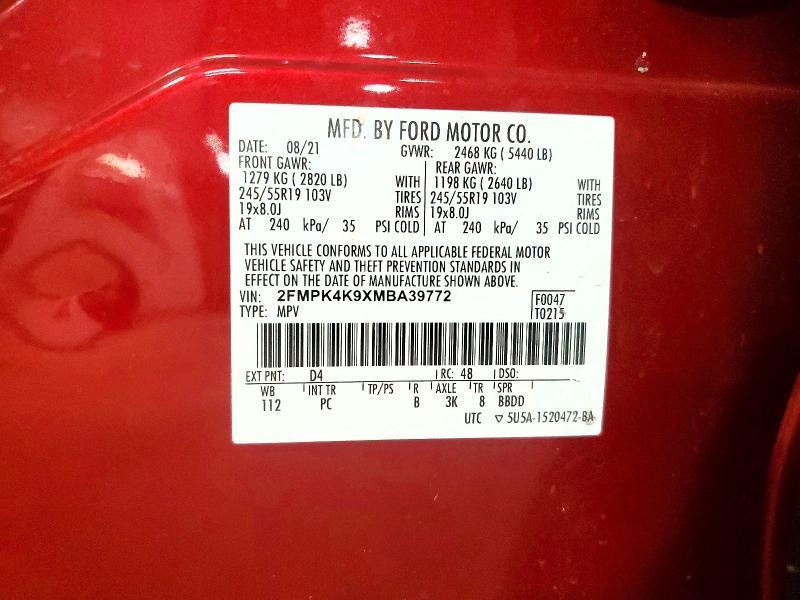 2021 Ford Edge Titanium