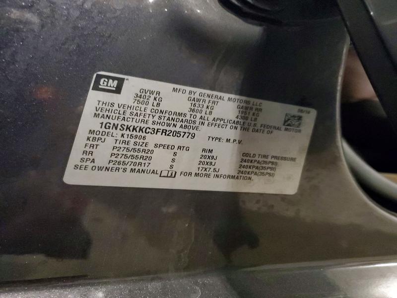 2015 Chevrolet Suburban K1500 ltz