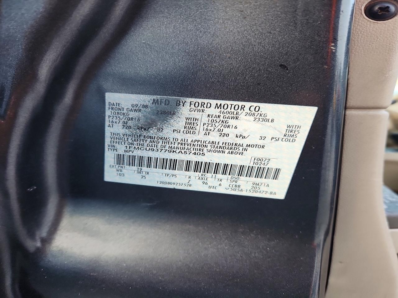 2009 Ford Escape xlt