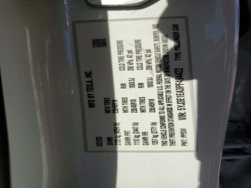 2023 Tesla Model 3