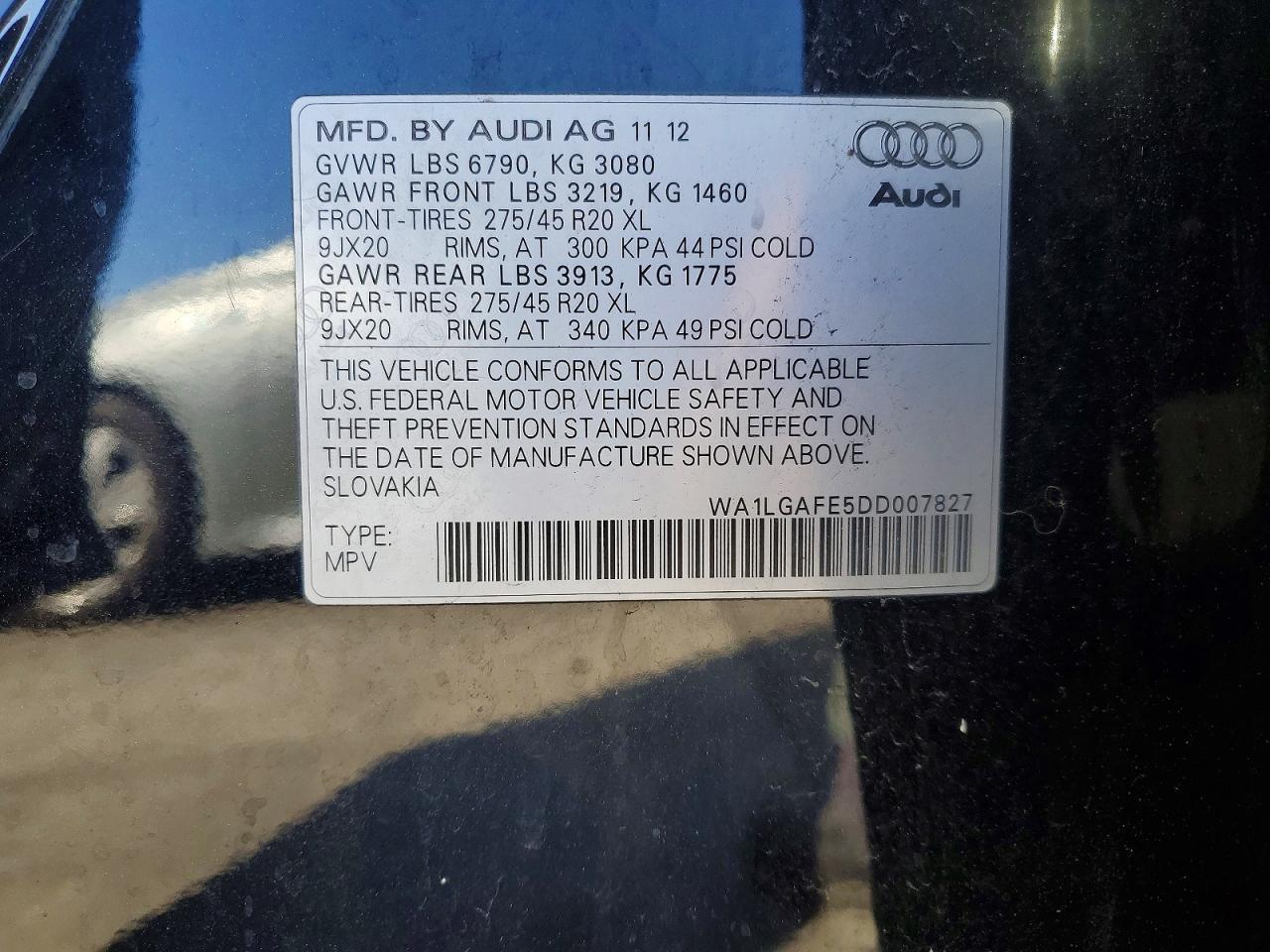 2013 Audi Q7 Premium Plus
