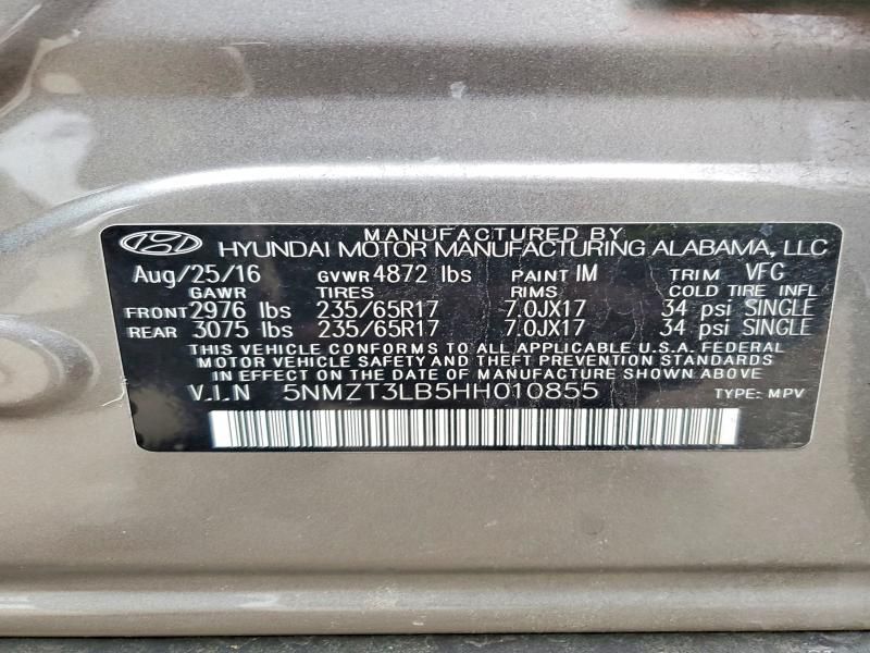 2017 Hyundai Santa fe Sport