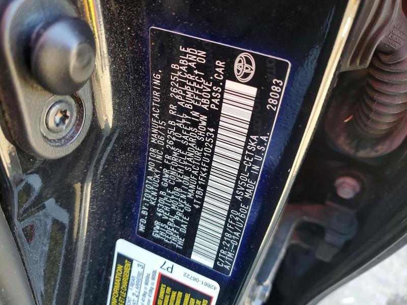 2015 Toyota Camry le