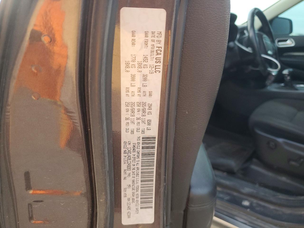 2020 Dodge Durango sxt