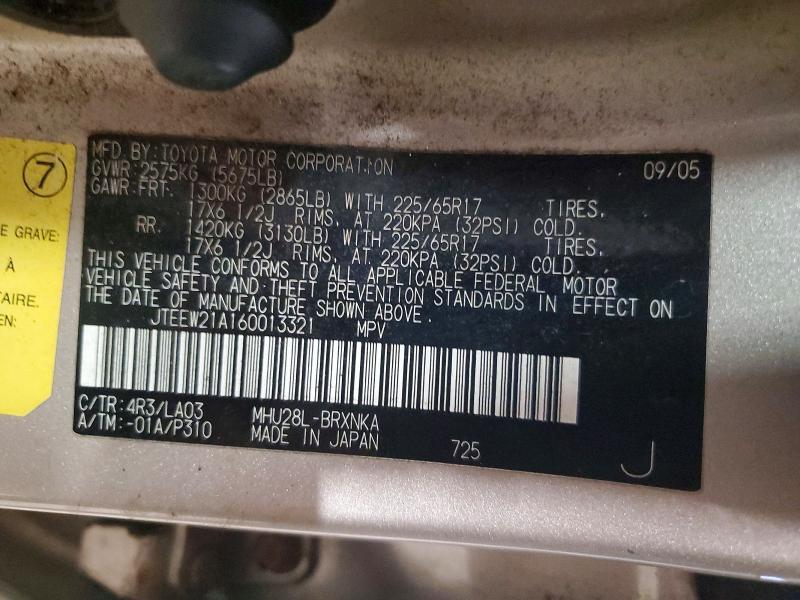 2006 Toyota Highlander Hybrid