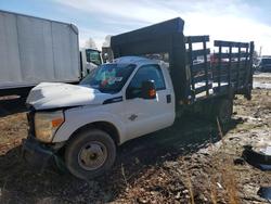 Salvage Trucks for sale at auction: 2012 Ford F350 Super Duty Flatbed Truck