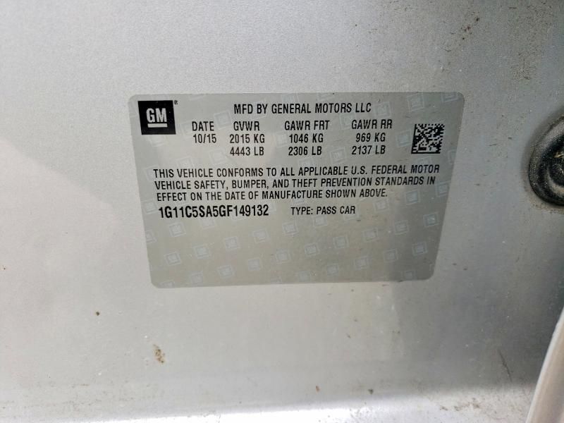 2016 Chevrolet Malibu Limited lt