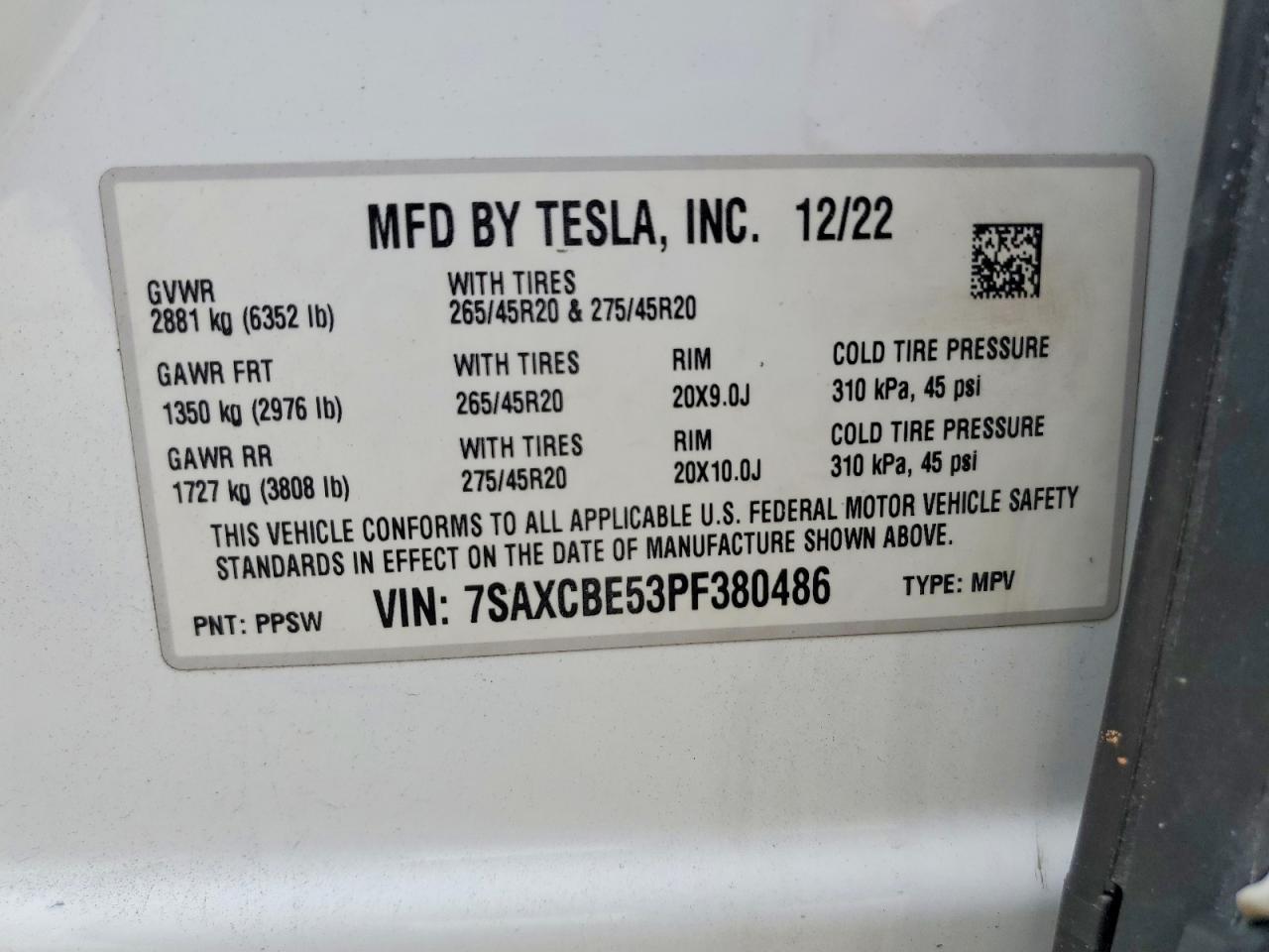 2023 Tesla Model x