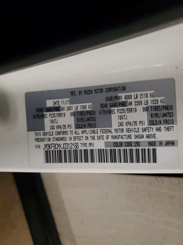 2018 Mazda Cx-5 Touring