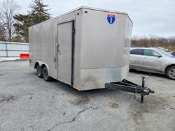 Salvage trucks for sale at Grantville, PA auction: 2025 Interstate 2025 Idgm Unknown-Enclosed Cargo Trailer