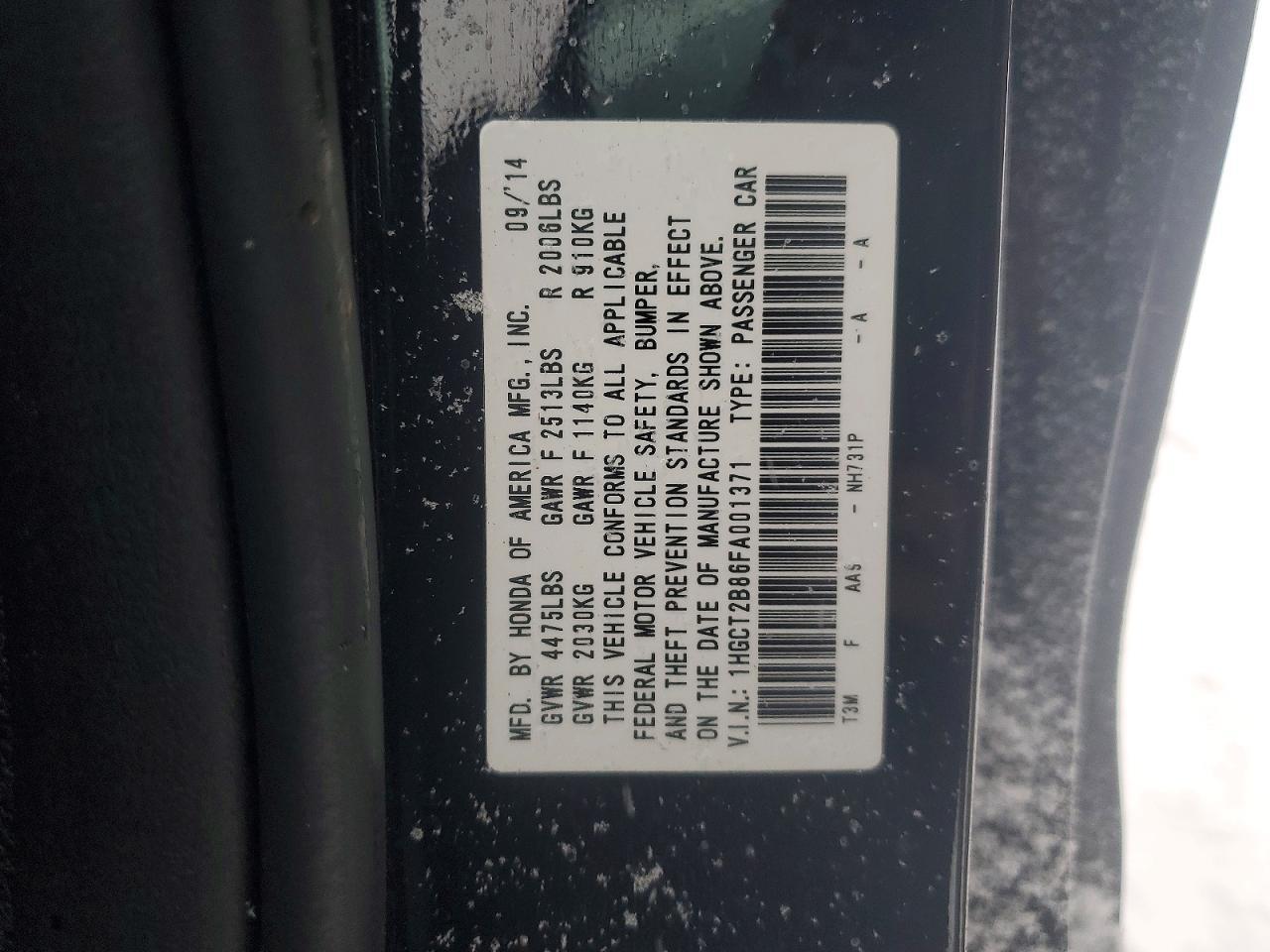 2015 Honda Accord exl