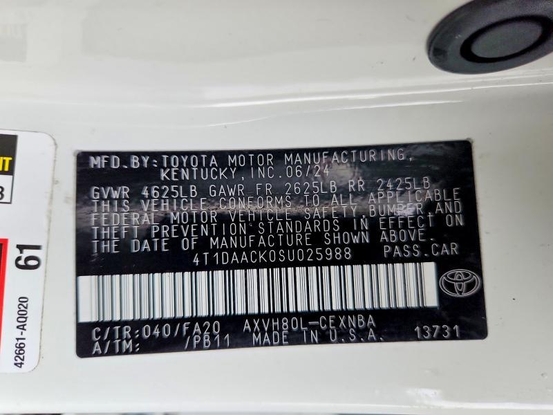 2025 Toyota Camry xse