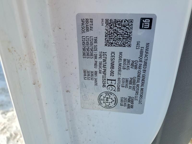 2023 GMC Savana G2500