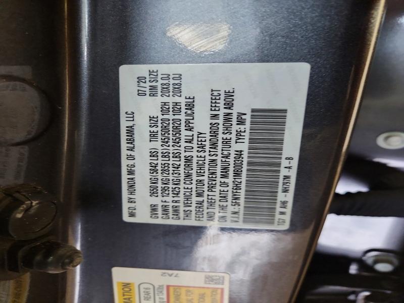 2021 Honda Pilot se