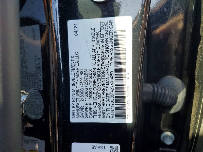 2021 Acura Tlx Technology