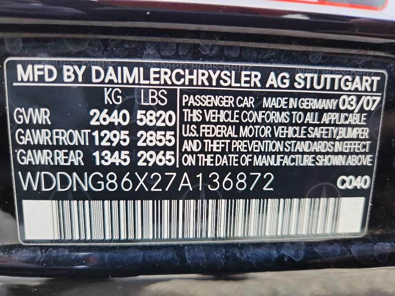 2007 Mercedes-Benz S 550 4matic