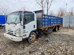 Salvage cars for sale from Copart Franklin, WI: 2017 Isuzu NRR Flatbed Truck