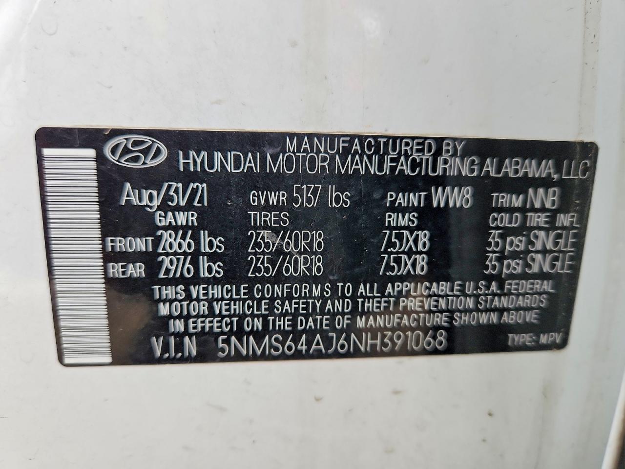 2022 Hyundai Santa fe xrt