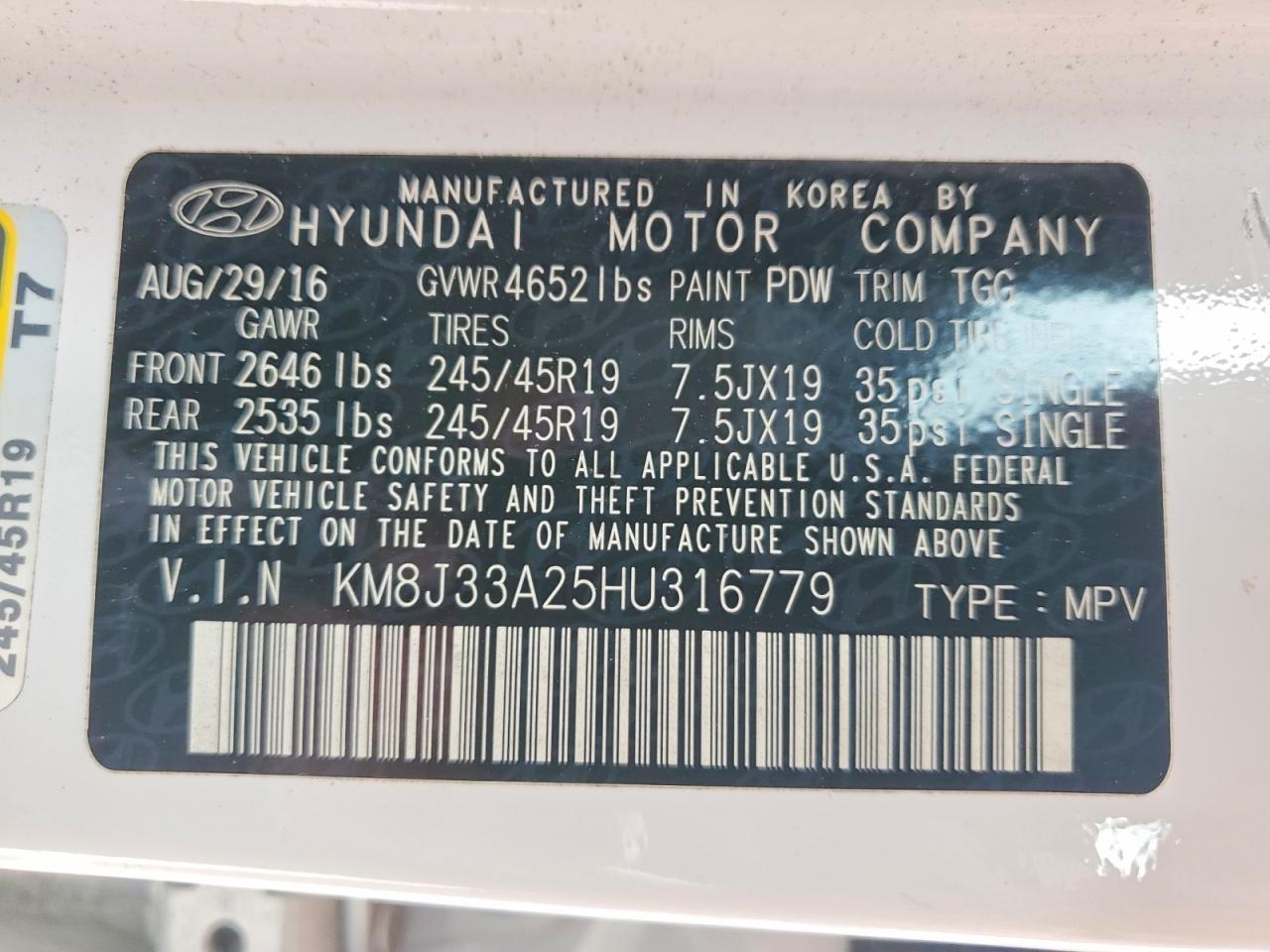 2017 Hyundai Tucson Limited