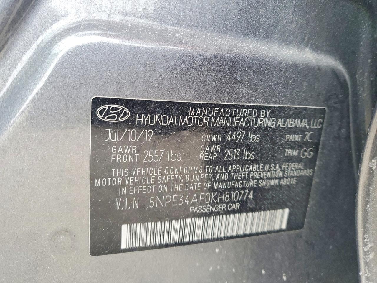 2019 Hyundai Sonata Limited