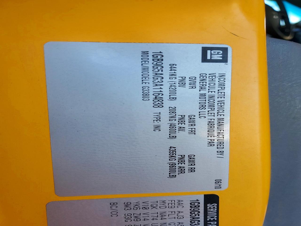 2010 Chevrolet 2010 Thomas Minotour G4500-School Bus