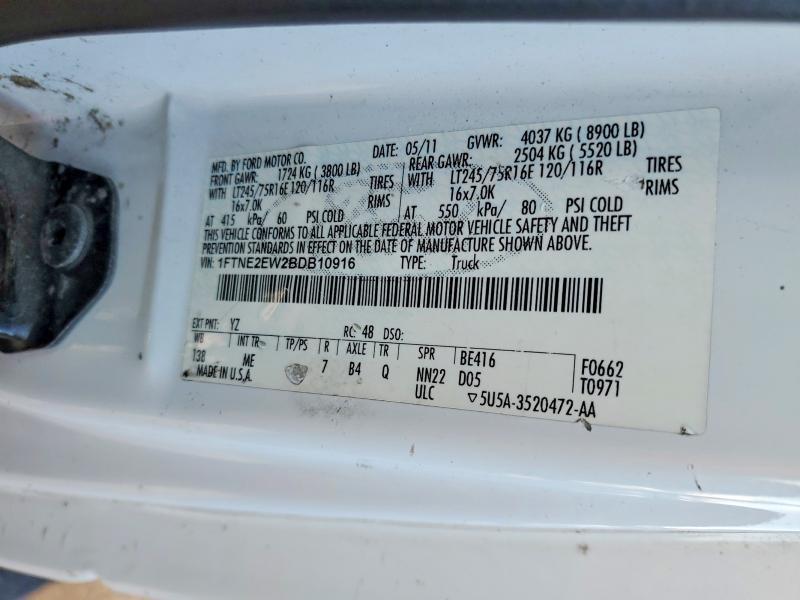 2011 Ford E250 Utility / Service Van