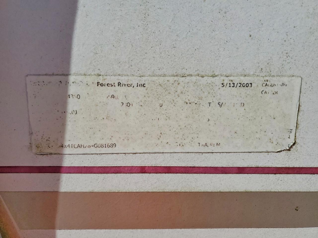 2004 Foresriver Travel Trailer