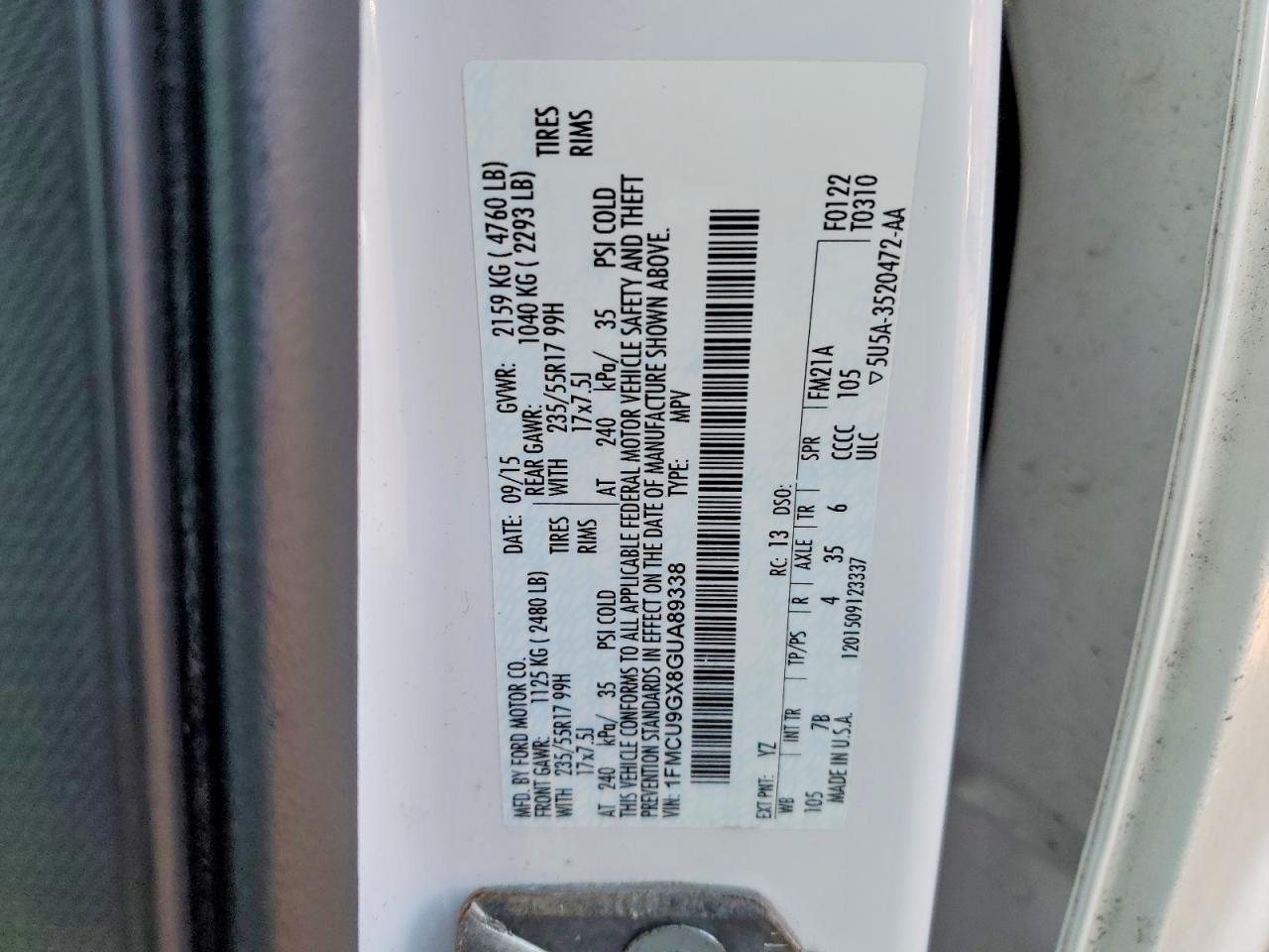 2016 Ford Escape se