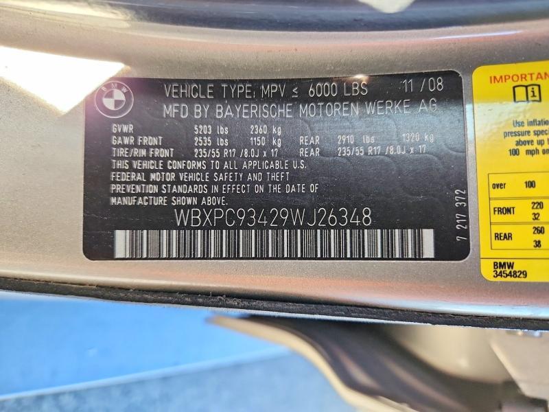 2009 BMW X3 Xdrive30i