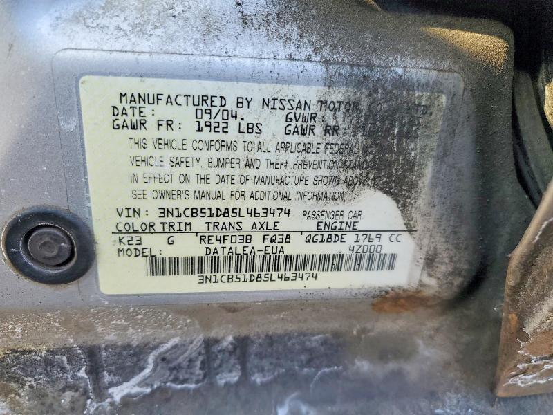 2005 Nissan Sentra 1.8