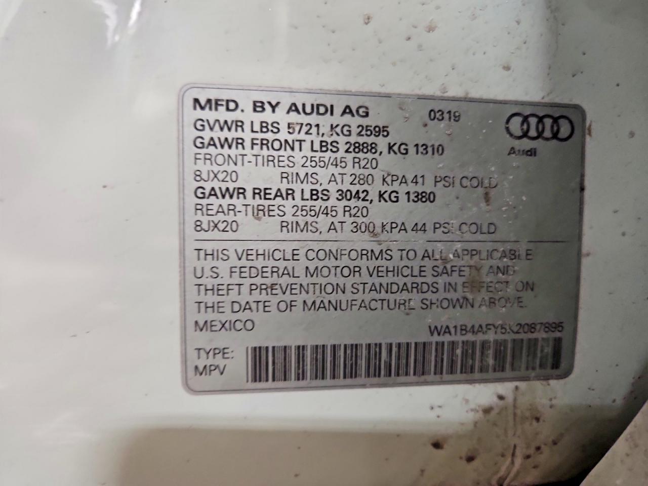 2019 Audi SQ5 Premium Plus