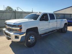 Salvage trucks for sale at Florence, MS auction: 2015 Chevrolet Silverado K3500 LTZ