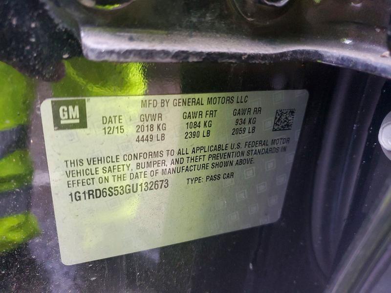 2016 Chevrolet Volt ltz