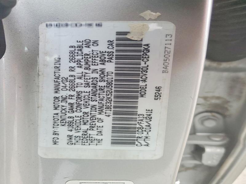 2002 Toyota Camry xle