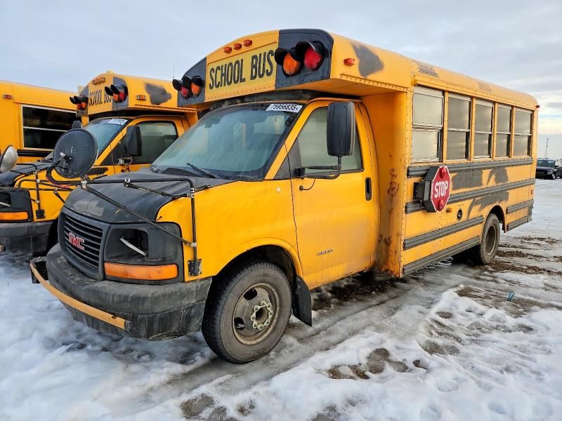 2011 GMC Savana Cut-school bus