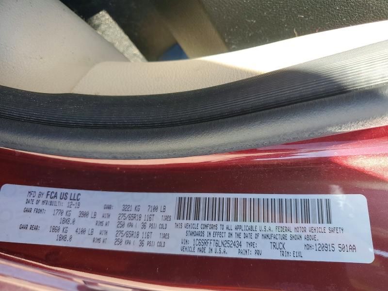 2020 Dodge Ram 1500 big Horn