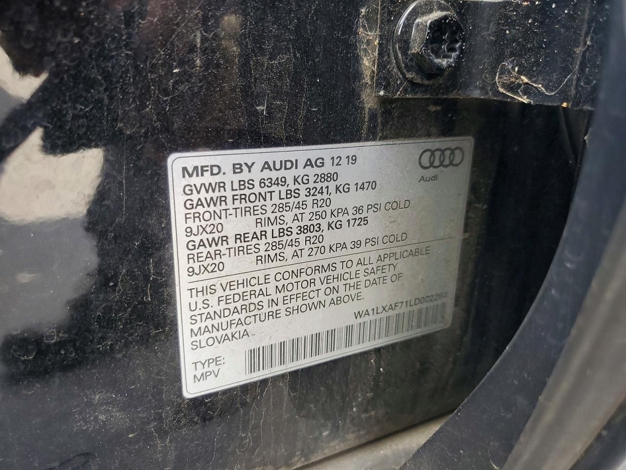 2020 Audi Q7 Premium Plus