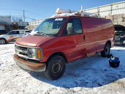 Salvage trucks for sale at Walton, KY auction: 1998 Chevrolet Express Utility / Service Van